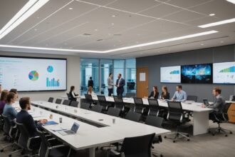 Systèmes audiovisuels modernes pour améliorer la collaboration en entreprise