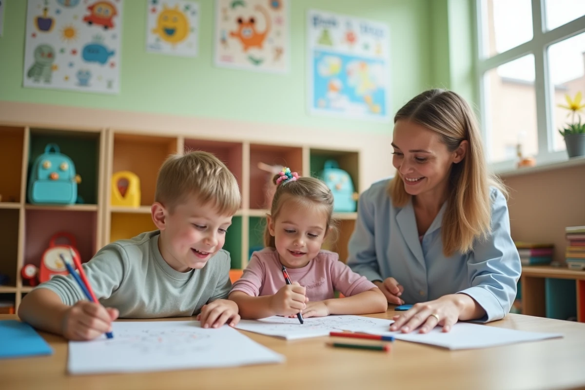 Enfants en crèche ou chez une assistante maternelle agréée pendant les horaires décalés 5x8 de leurs parents